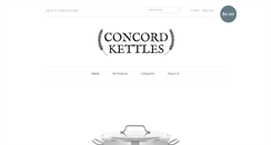 Desktop Screenshot of concordkettles.com